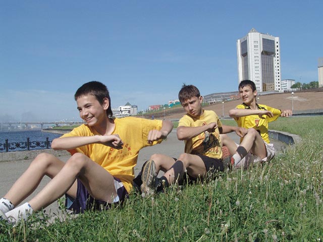 Гребля на берегу в Чебоксарах Гребля на берегу в Чебоксарах