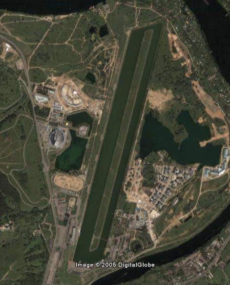 Крылатское, вид из космоса Крылатское, вид из космоса